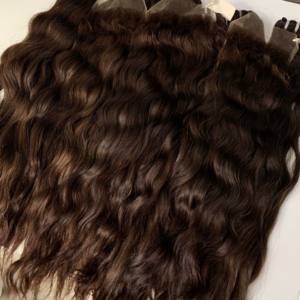 Raw Vietnamese hair extension bundles Color Dark Brown